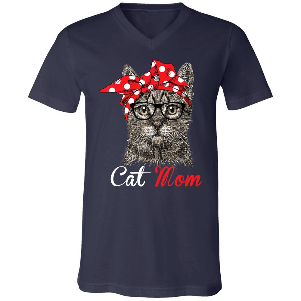 Unisex V-Neck T-Shirt - S22XK3S3 - Navy - 2