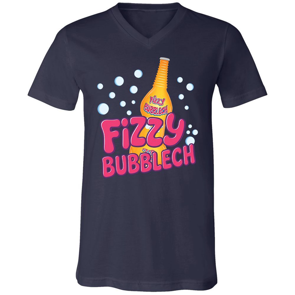 Unisex V-Neck T-Shirt - 111HERWY - Navy - 2