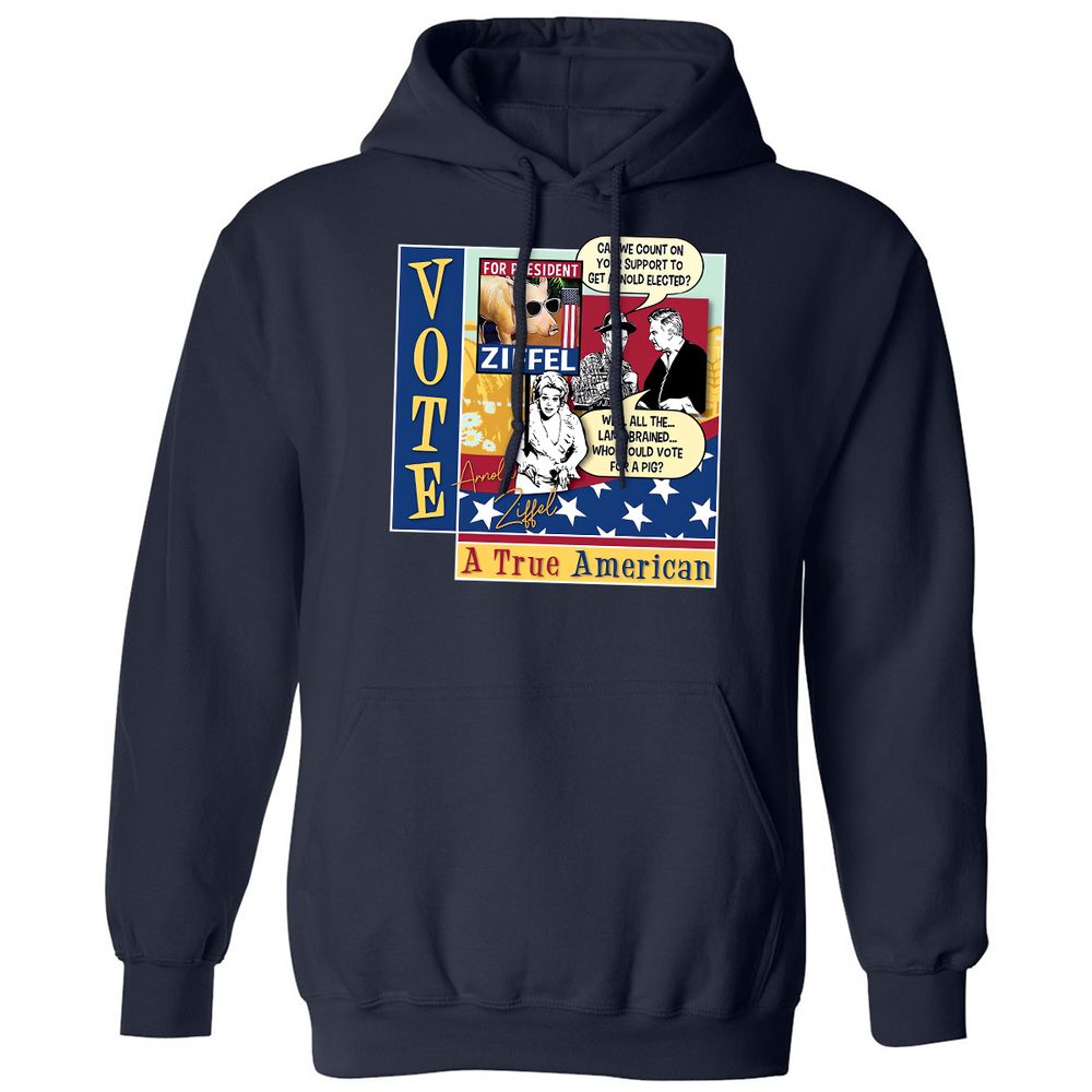 Classic Unisex Hoodie - QF4KY358 - Navy - 2
