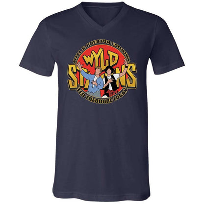 Unisex V-Neck T-Shirt - FB1J95J3 - Navy - 2