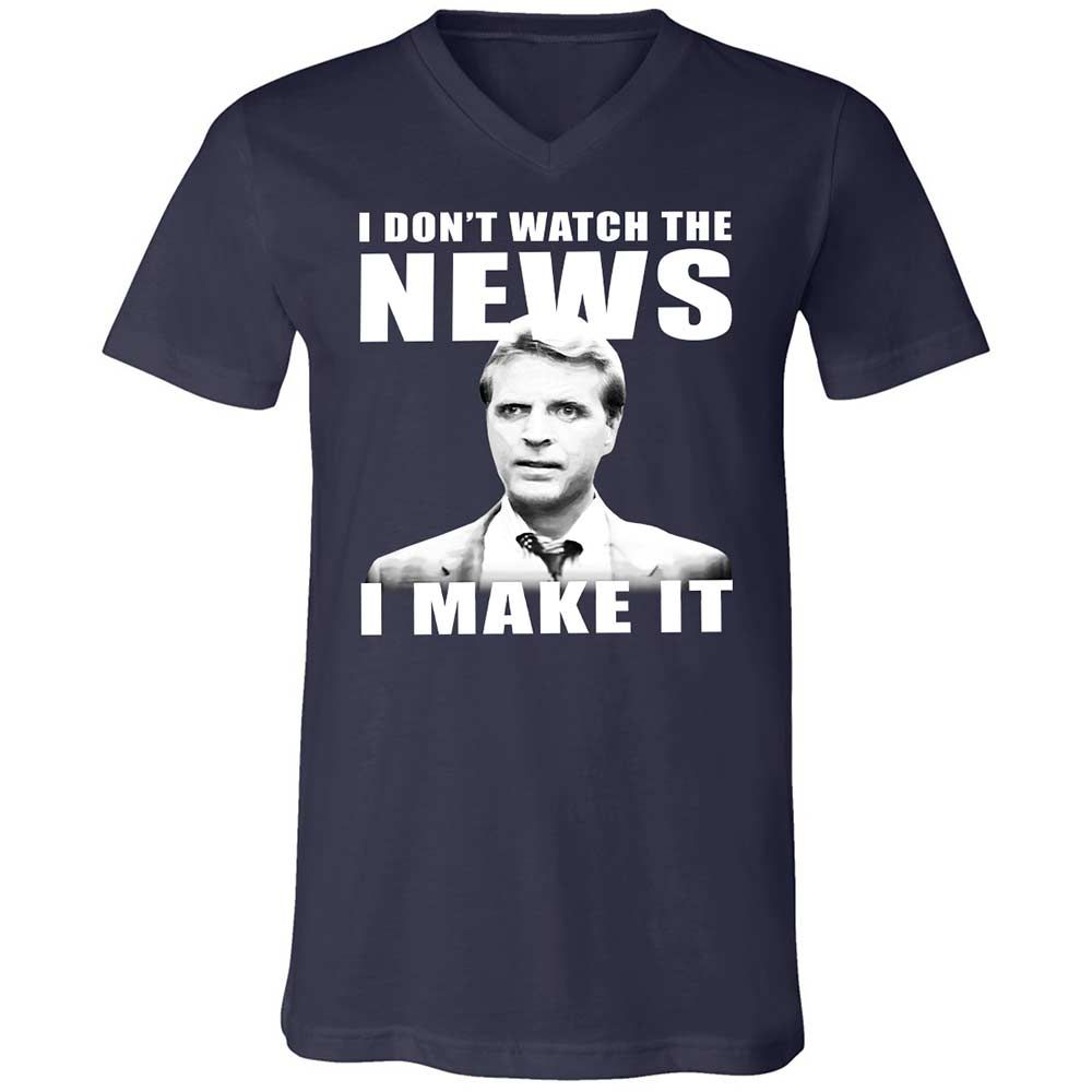 Unisex V-Neck T-Shirt - VFXH2L1F - Navy - 2
