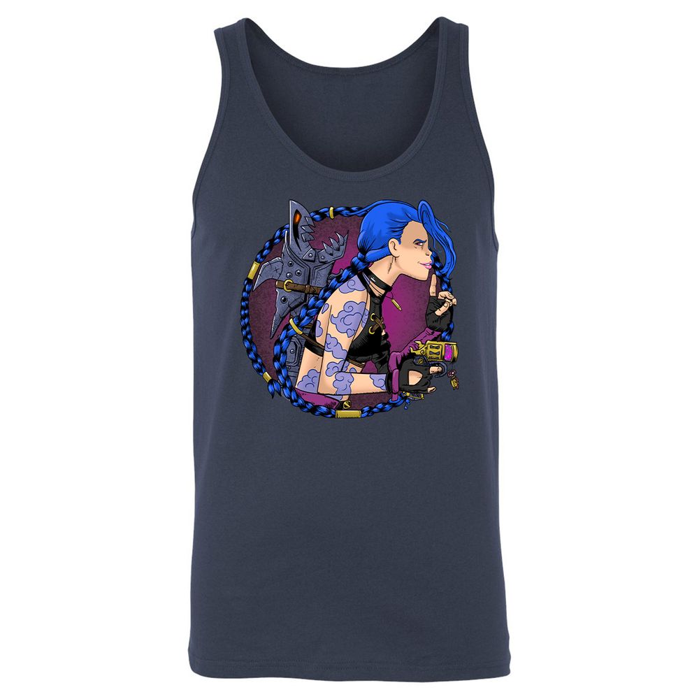 Unisex Jersey Tank - 83F31PBF - Navy - 2