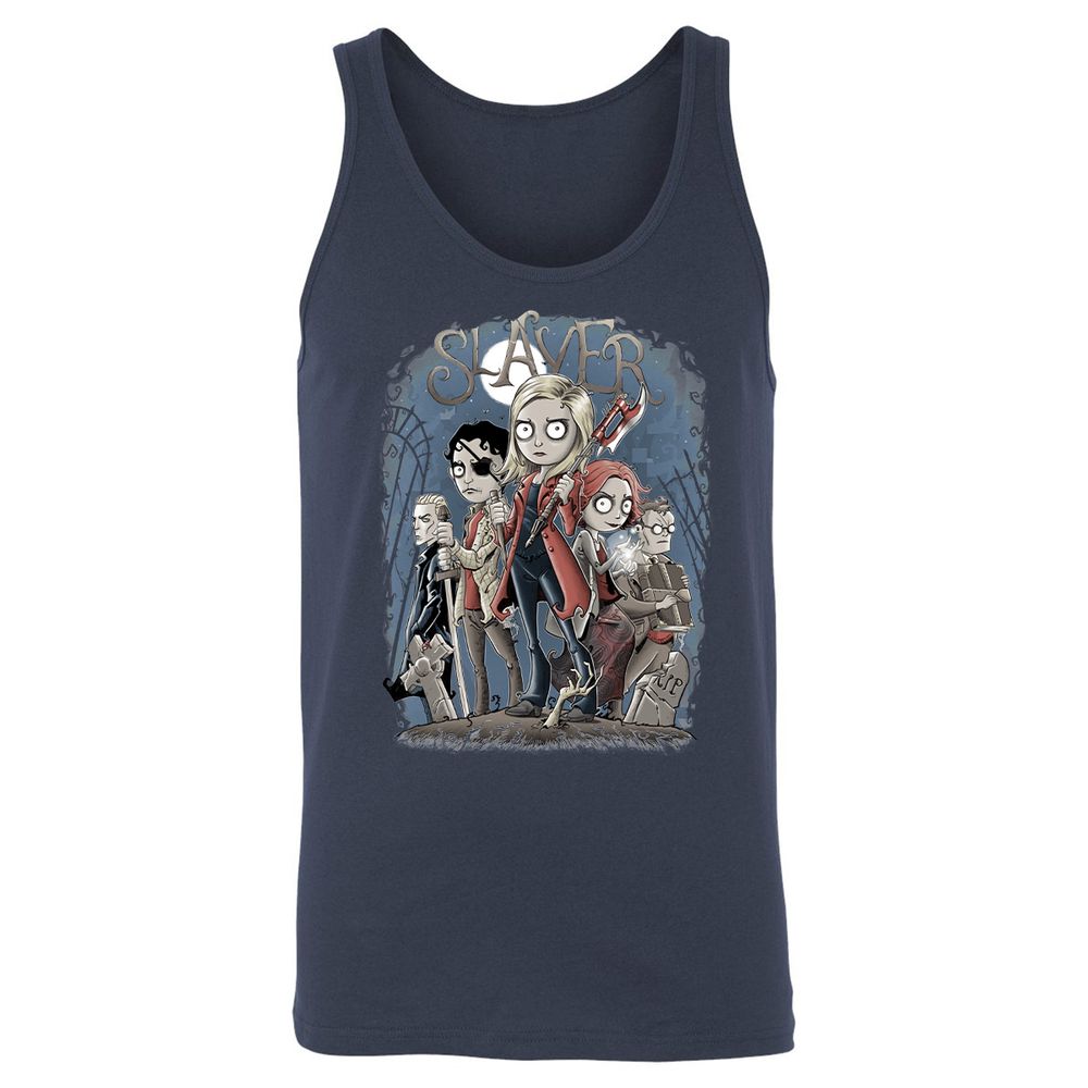 Unisex Jersey Tank - 859PGVYK - Navy - 2