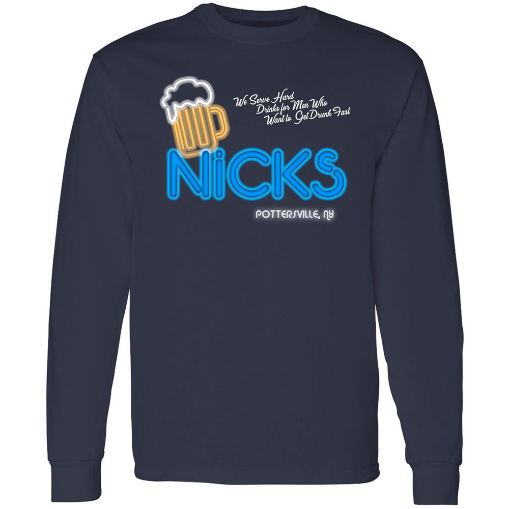 Long Sleeve T-Shirt - SLVVYFND - Navy - 2