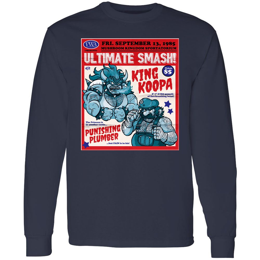 Long Sleeve T-Shirt - NQQ6E1VA - Navy - 2