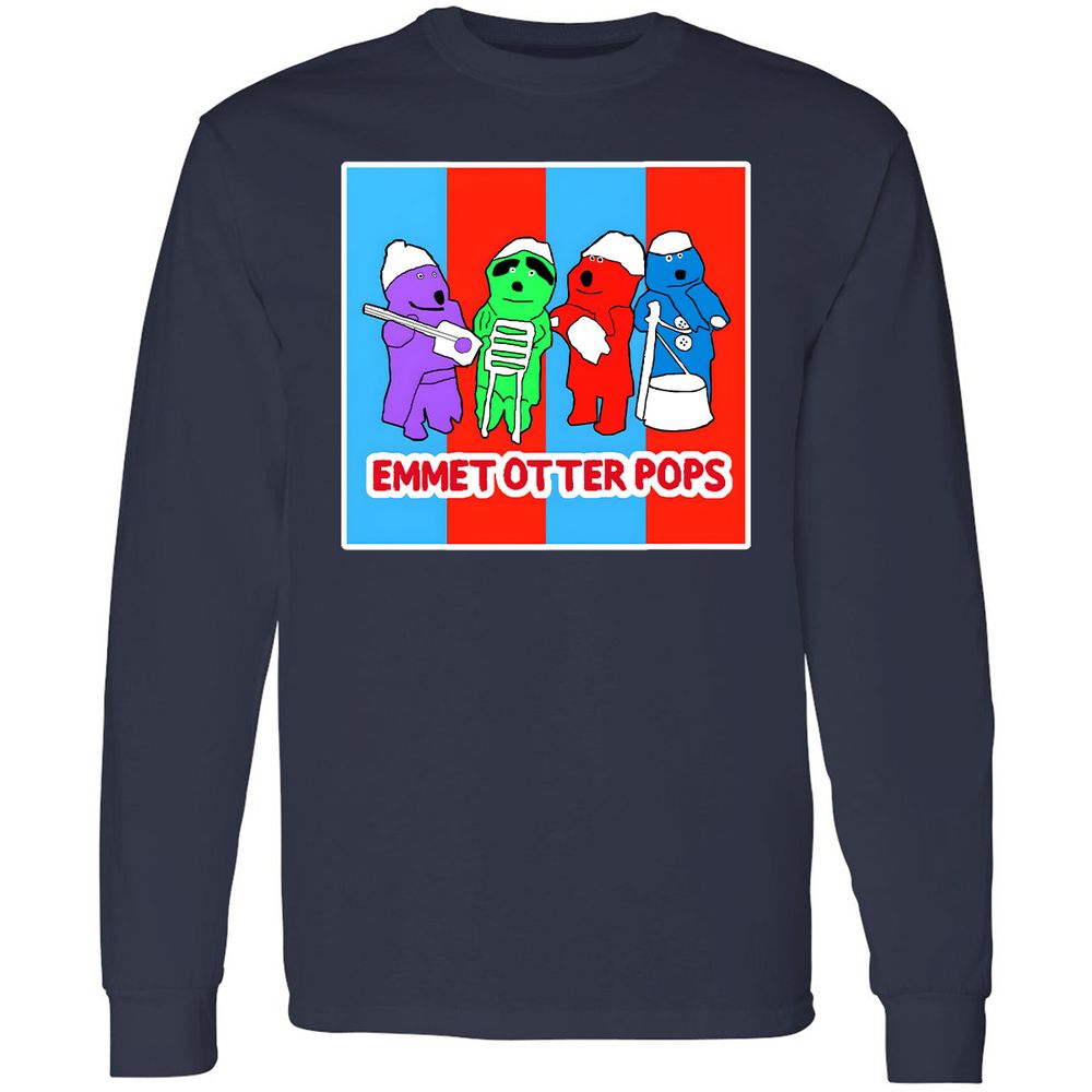 Long Sleeve T-Shirt - 2YXGHTT4 - Navy - 2