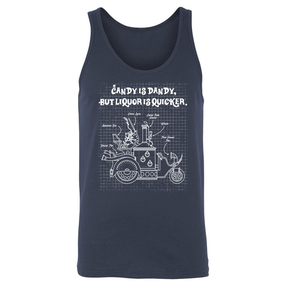 Unisex Jersey Tank - Y3J2E8XR - Navy - 2