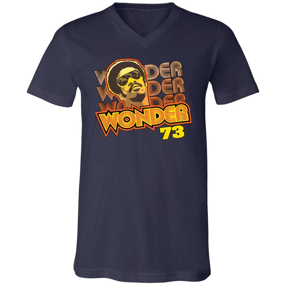 Unisex V-Neck T-Shirt - 9AJ3TCNM - Navy - 2