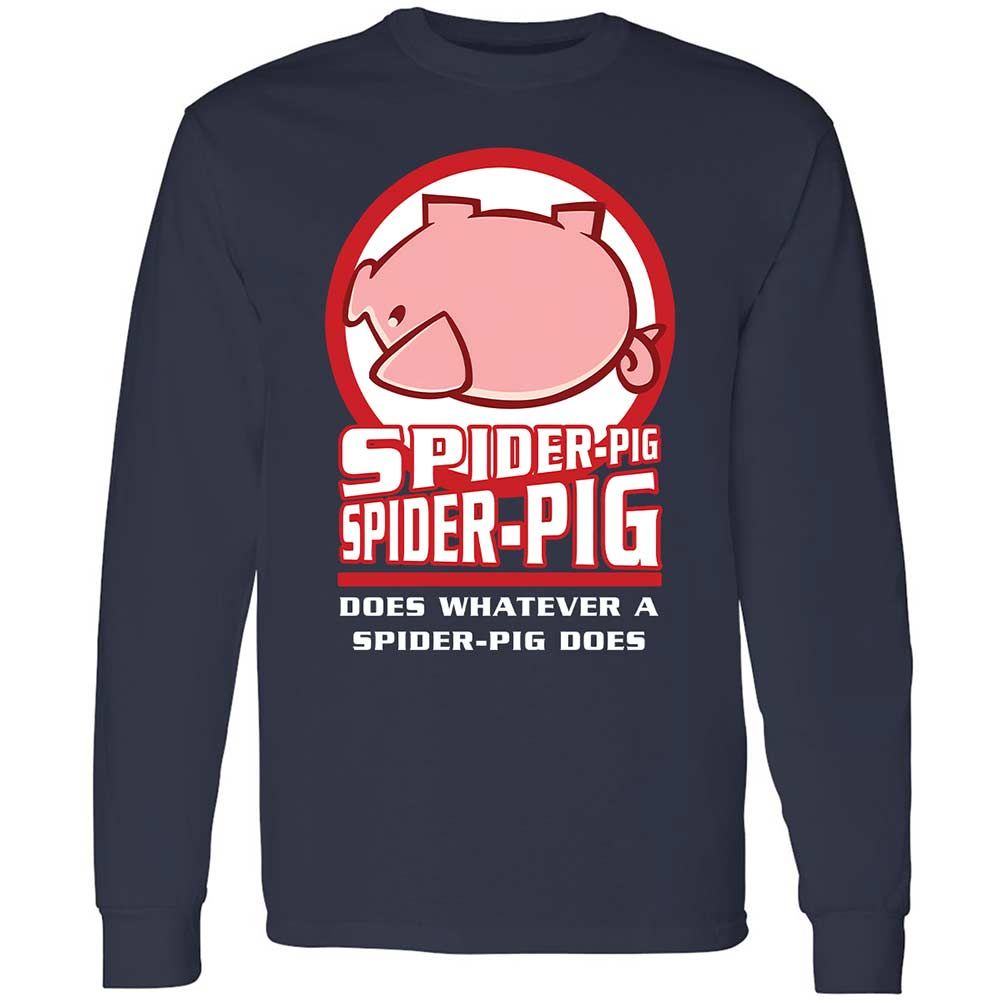 Spider-Pig, Spider-Pig - Navy - 2
