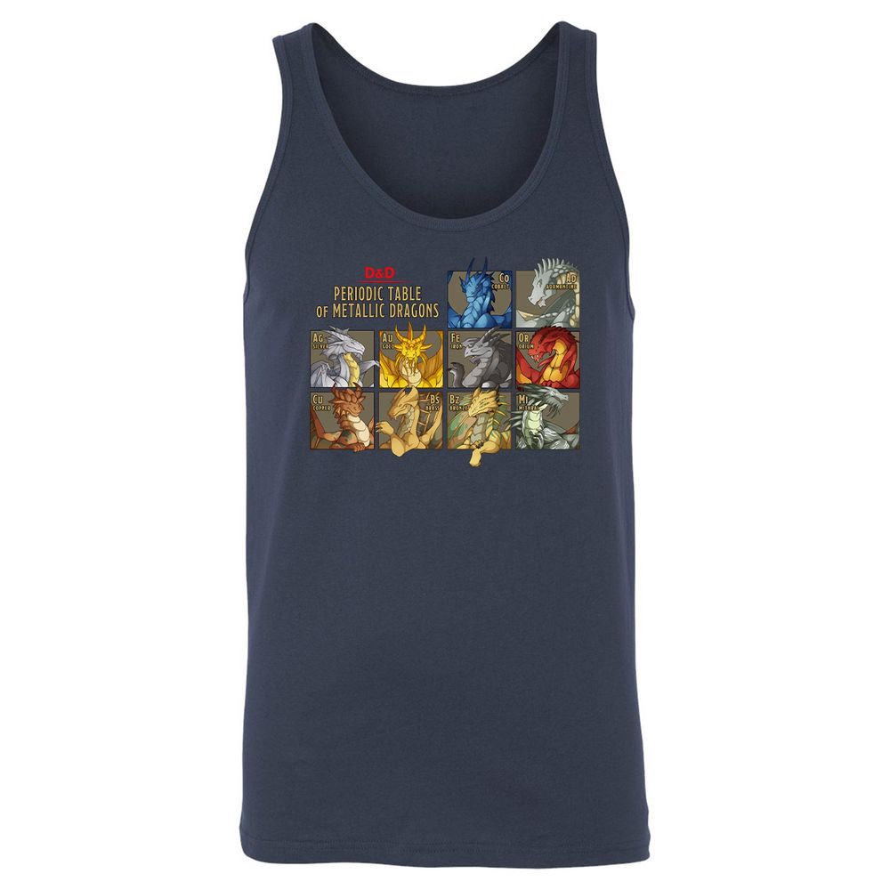 Unisex Jersey Tank - 74A3V22G - Navy - 2