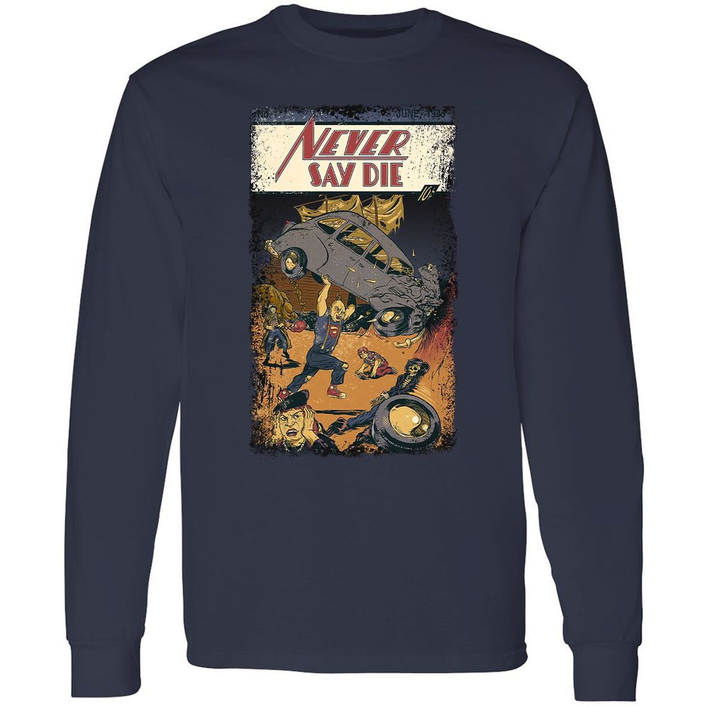 Long Sleeve T-Shirt - SA41AZAH - Navy - 2