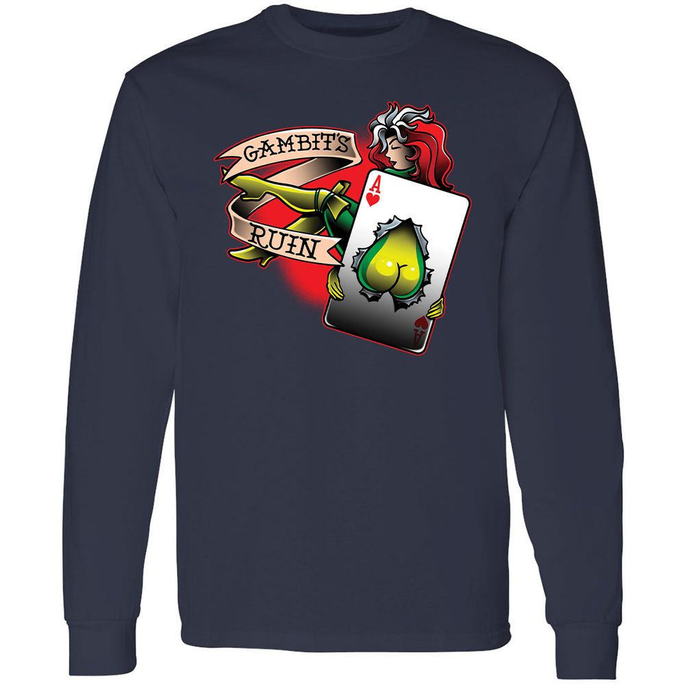 Long Sleeve T-Shirt - RSYKXG1J - Navy - 2