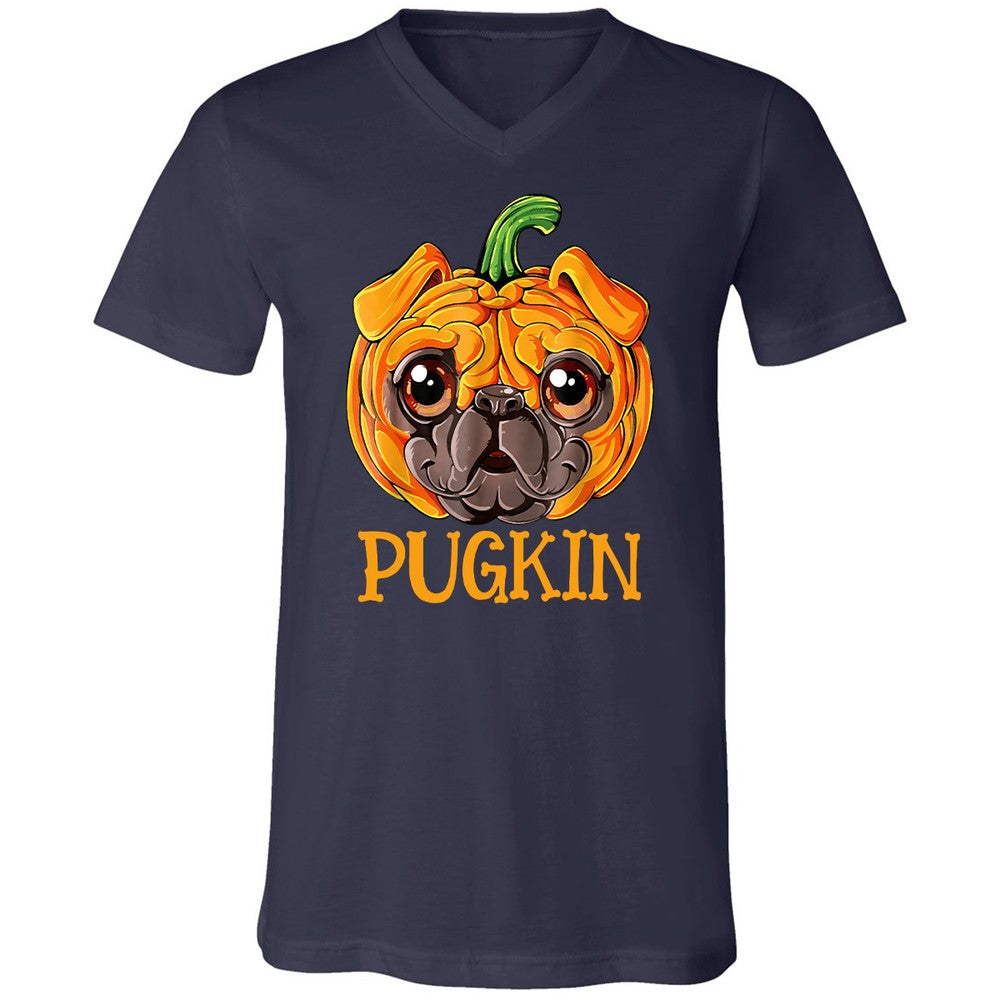 Unisex V-Neck T-Shirt - ZB14U9DA - Navy - 2
