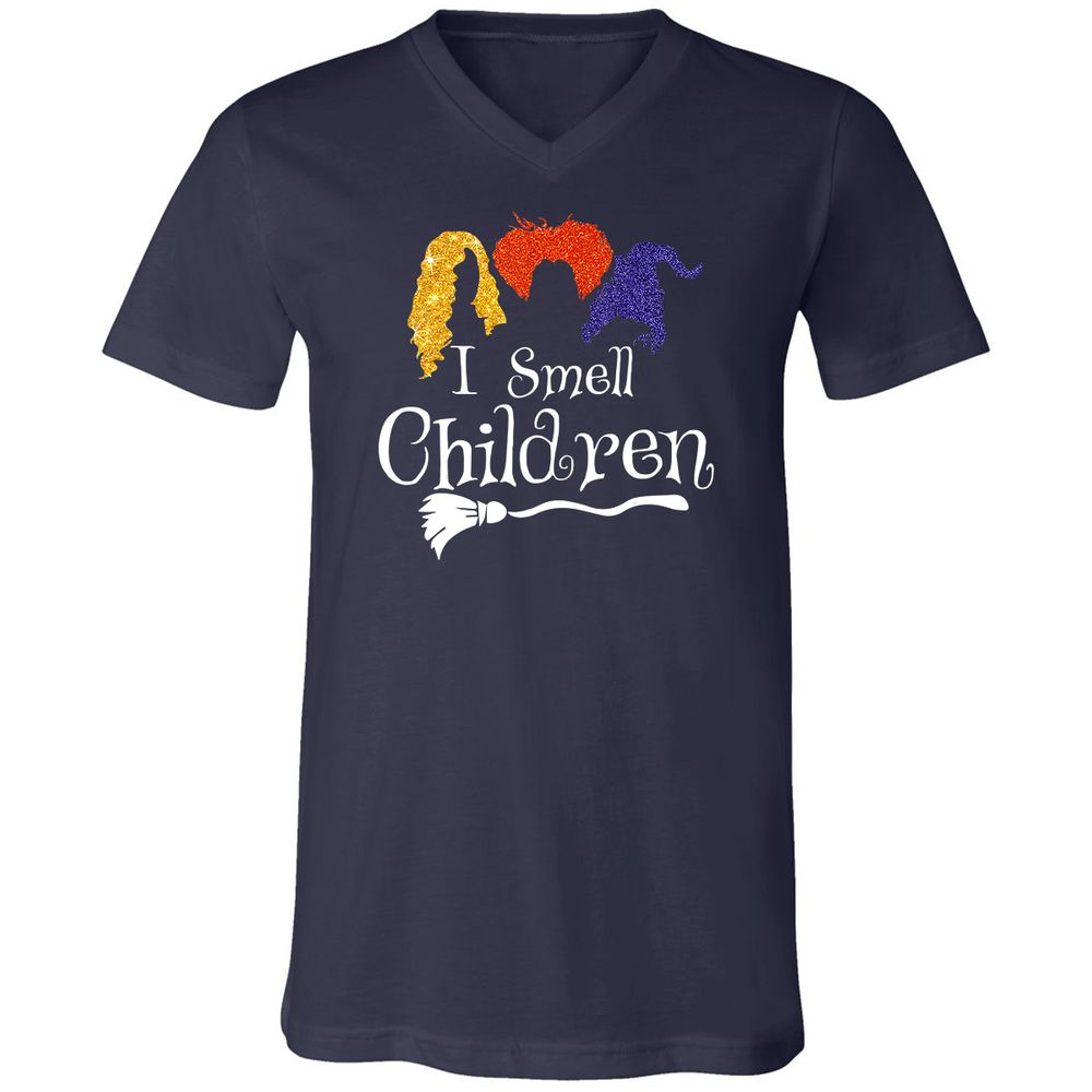 Unisex V-Neck T-Shirt - MFDF78UX - Navy - 2
