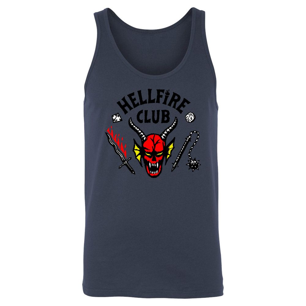 Unisex Jersey Tank - FL7YMRV5 - Navy - 2