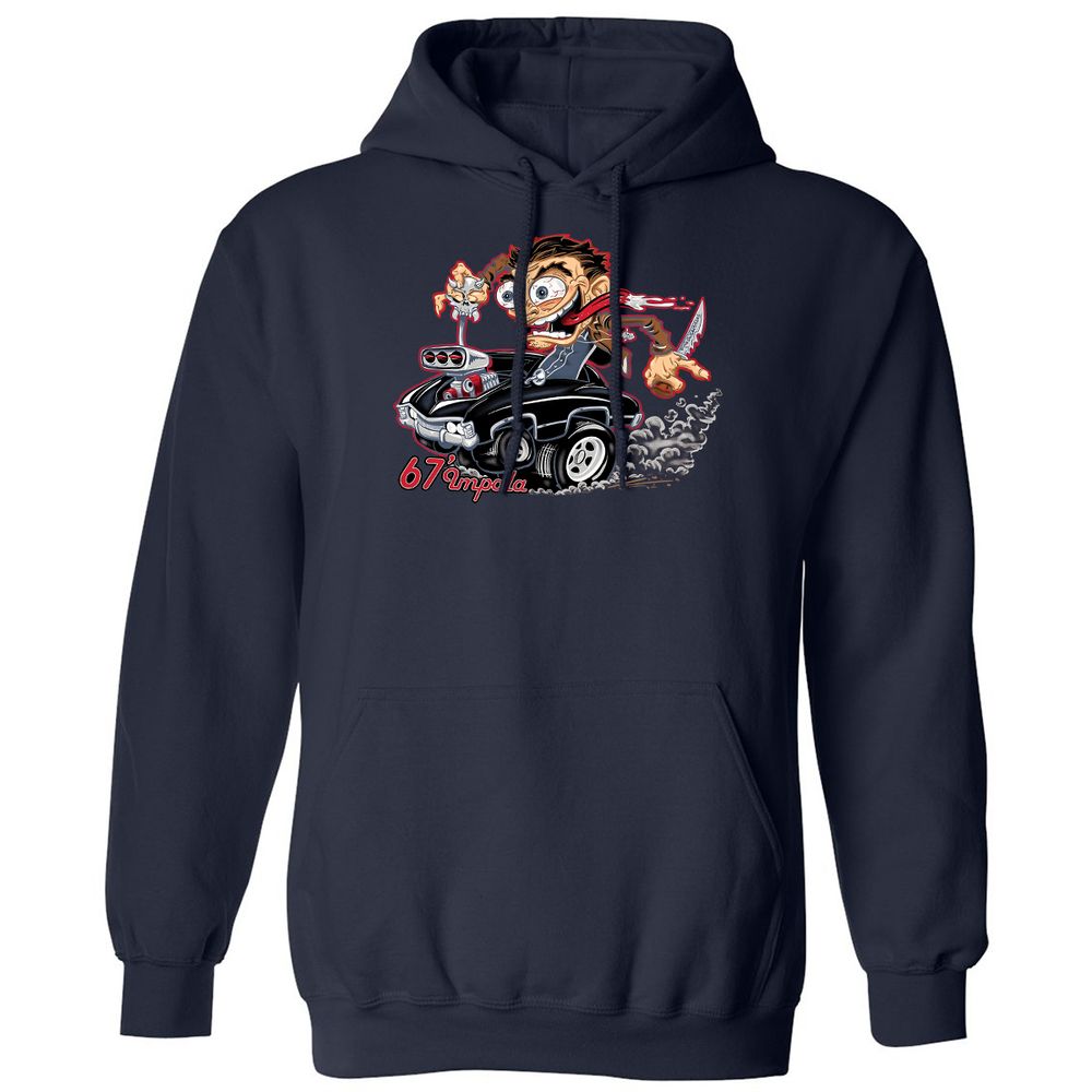 Classic Unisex Hoodie - V2DKU1V2 - Navy - 2