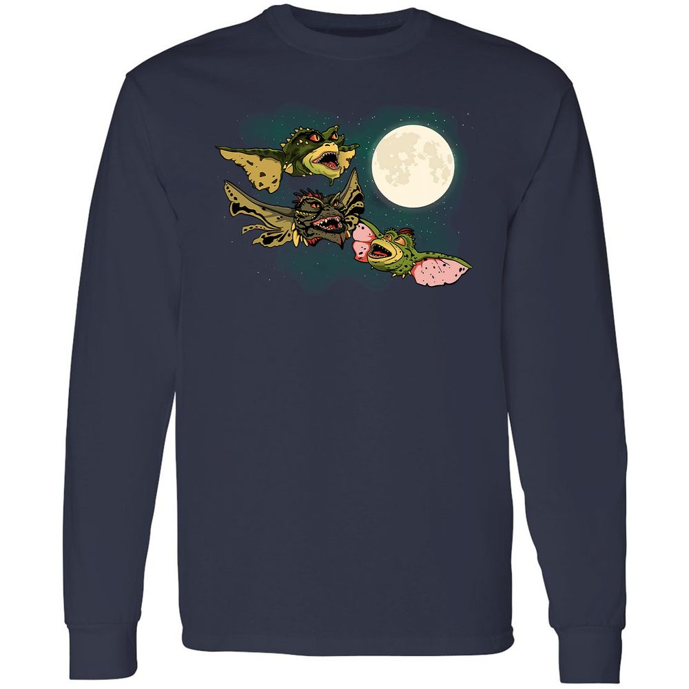 Long Sleeve T-Shirt - 3CDVTM34 - Navy - 2