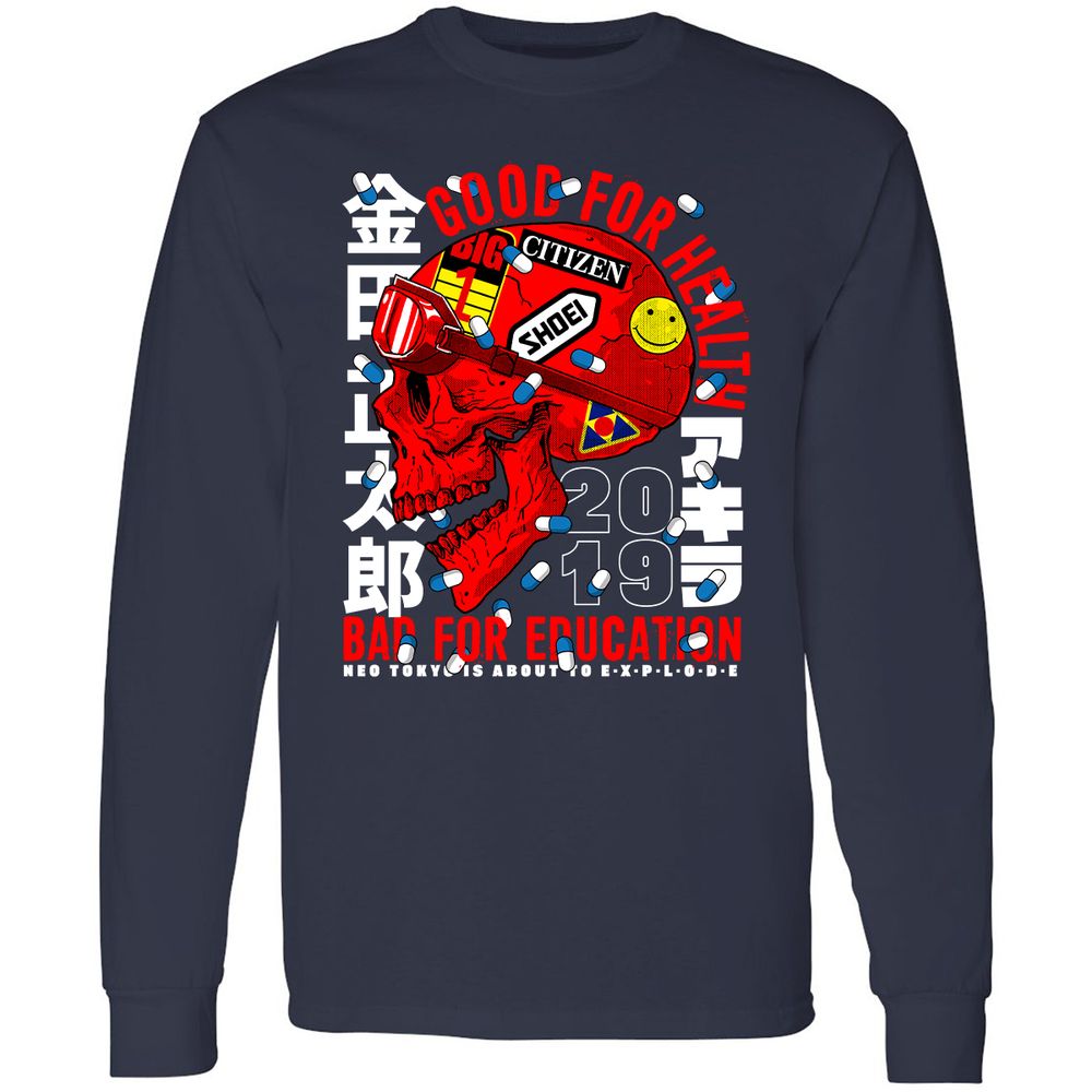 Long Sleeve T-Shirt - UU7JH7G4 - Navy - 2