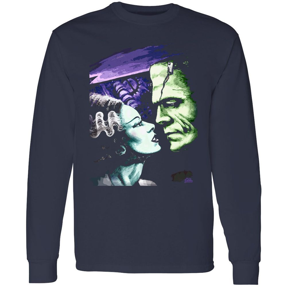 Long Sleeve T-Shirt - U1KNUS37 - Navy - 2