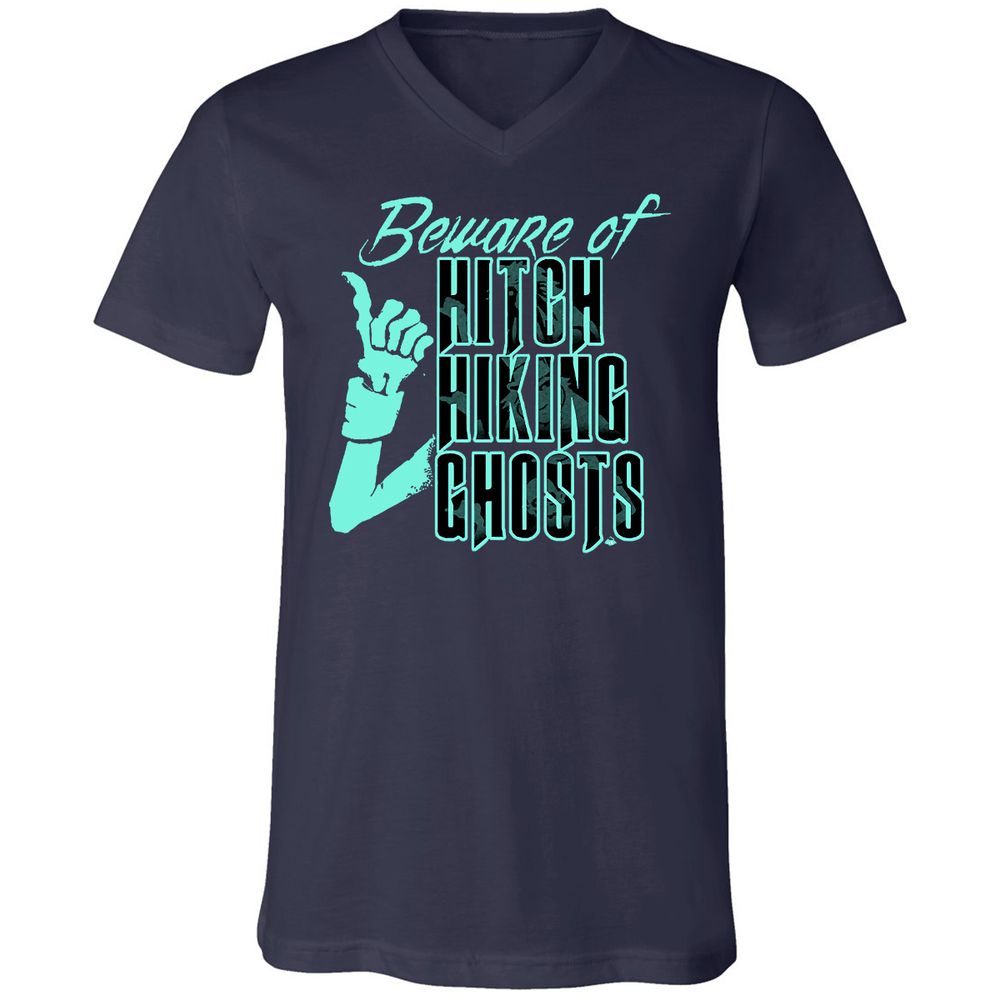 Unisex V-Neck T-Shirt - PAMSS76U - Navy - 2