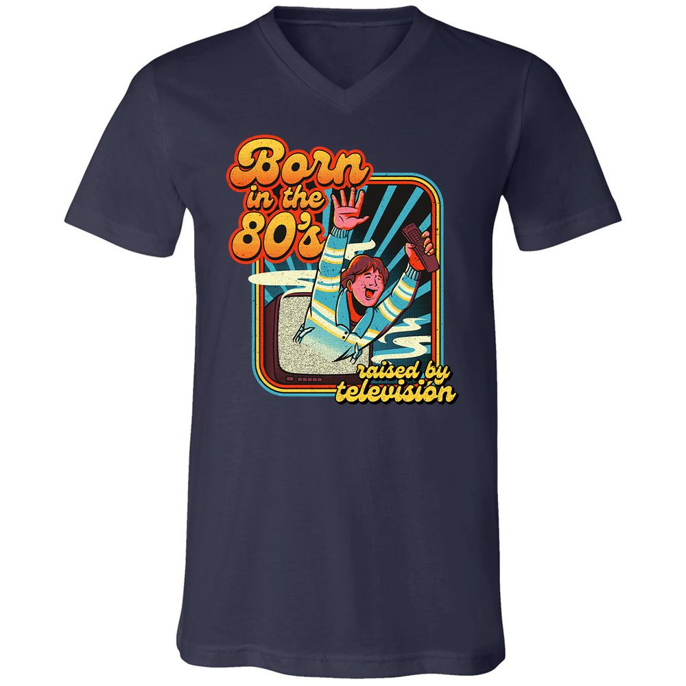 Unisex V-Neck T-Shirt - FSB24GAW - Navy - 2