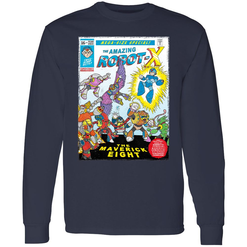 Long Sleeve T-Shirt - 1Q4FUYPH - Navy - 2