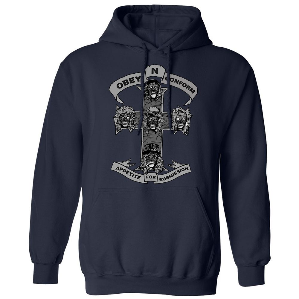 Classic Unisex Hoodie - E494JEGW - Navy - 2