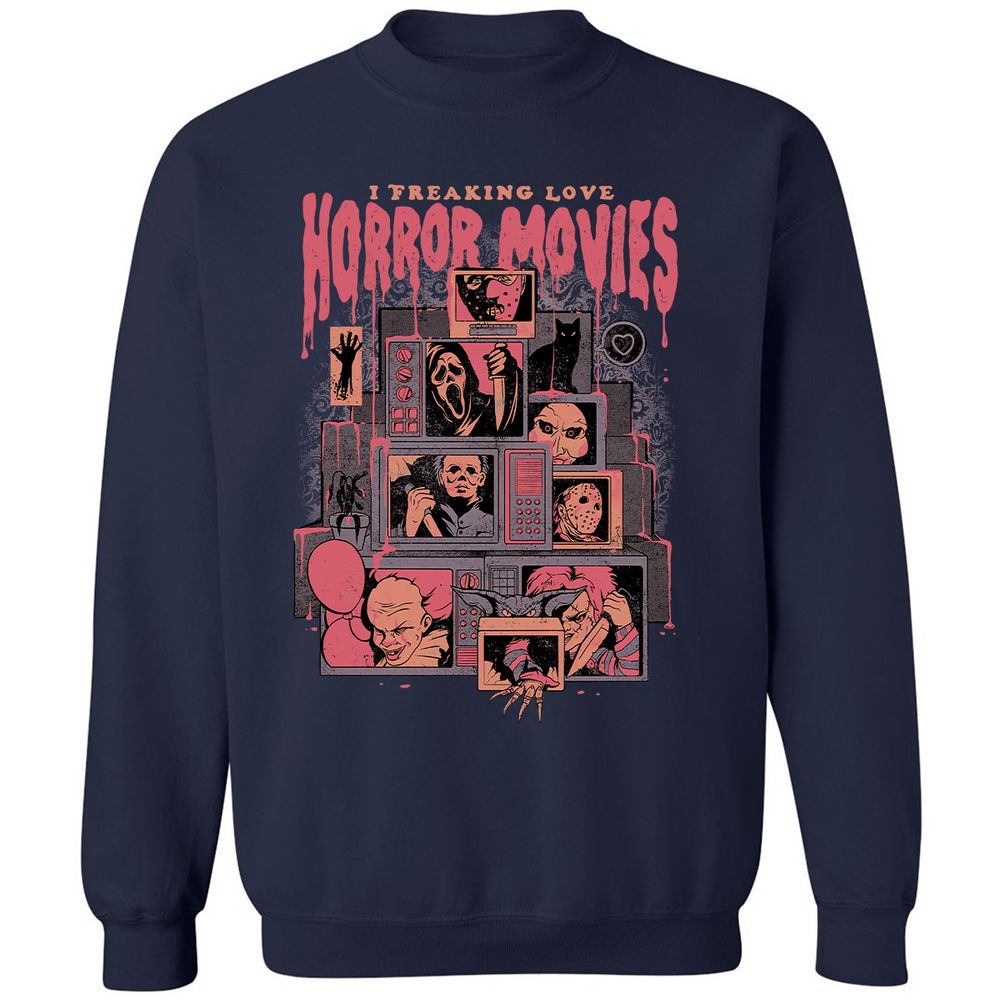 Classic Unisex Sweatshirt - C95R16MQ - Navy - 2