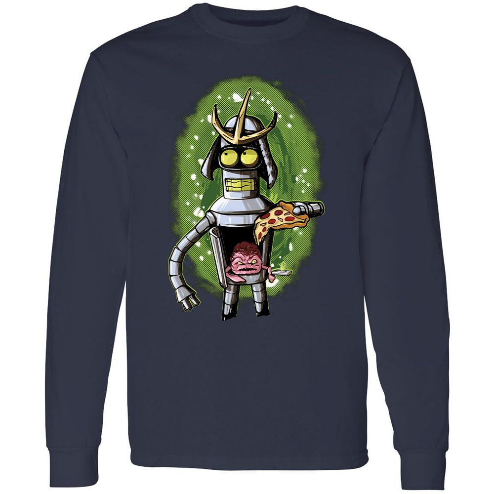 Long Sleeve T-Shirt - AWFFAEQC - Navy - 2