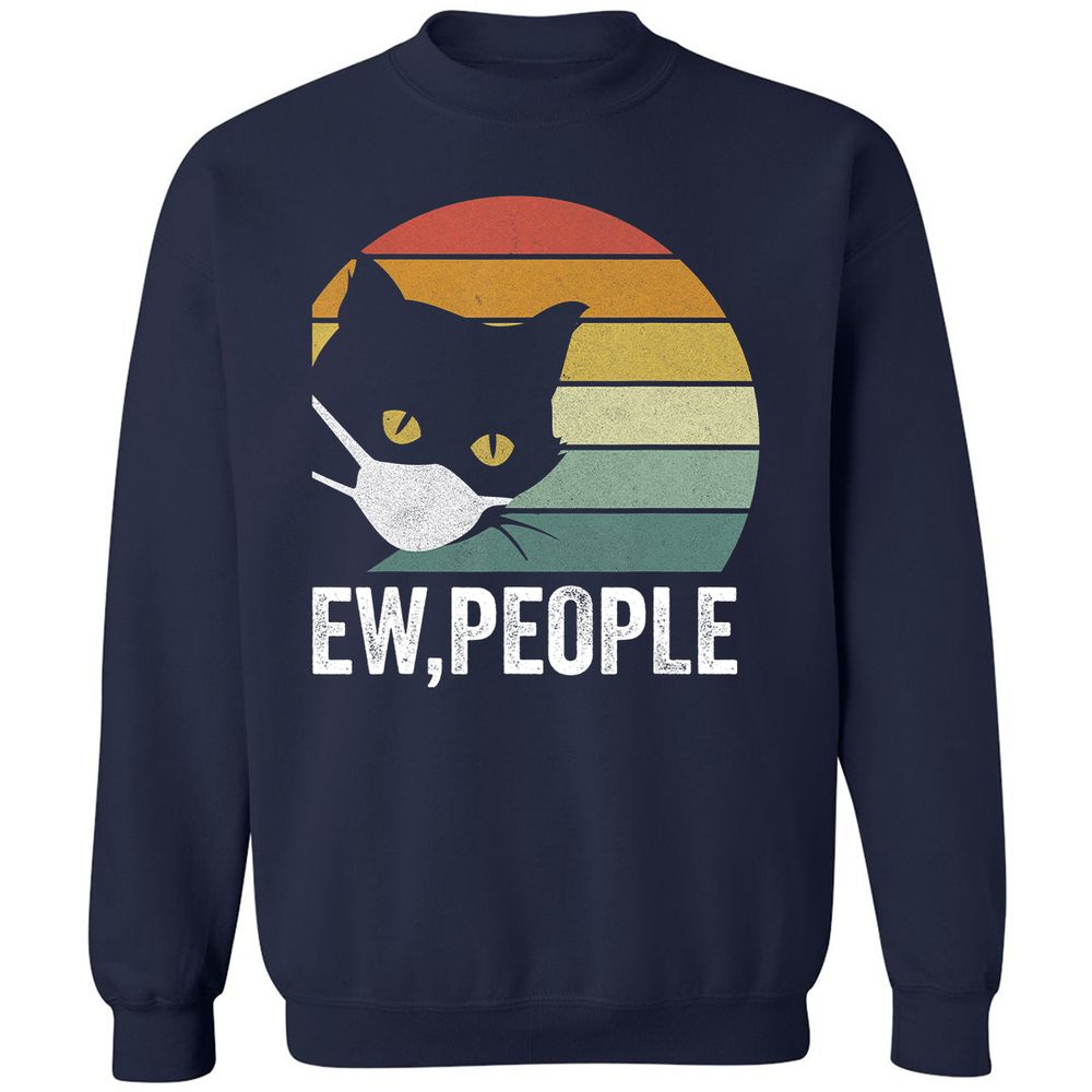 Classic Unisex Sweatshirt - QRWFNPU2 - Navy - 2
