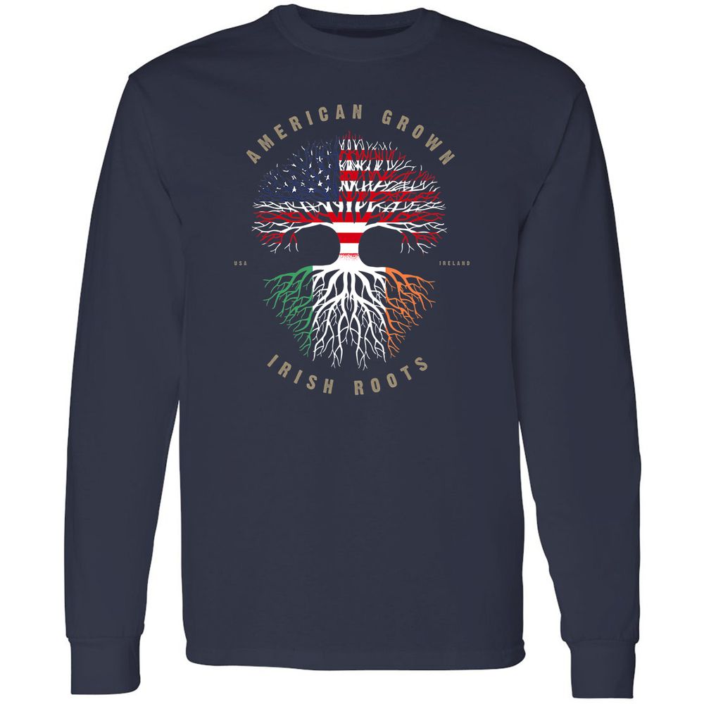 Long Sleeve T-Shirt - C7JQGKV8 - Navy - 2
