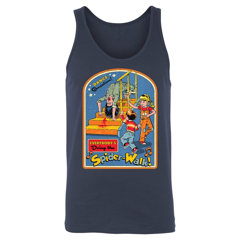 Unisex Jersey Tank - 8A3HXE3Z - Navy - 2