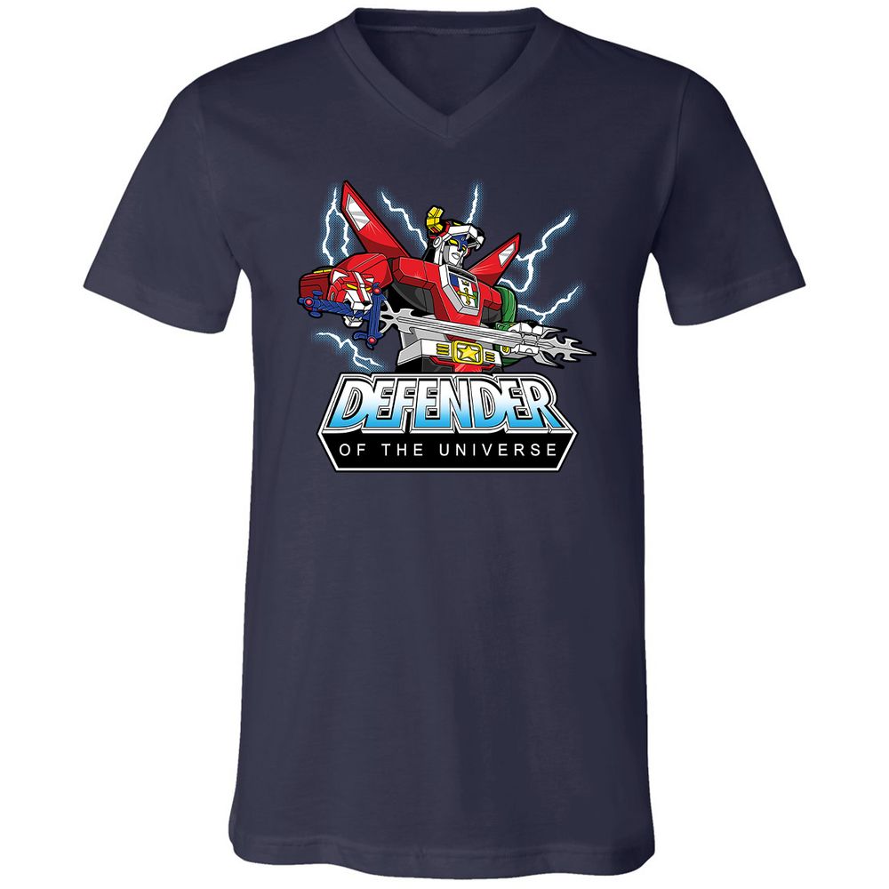 Unisex V-Neck T-Shirt - 2M9Z5RTC - Navy - 2