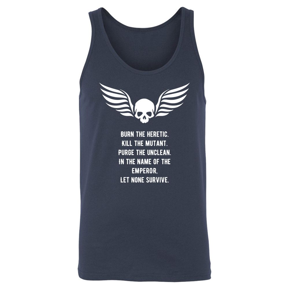 Unisex Jersey Tank - F9ZH43ZS - Navy - 2