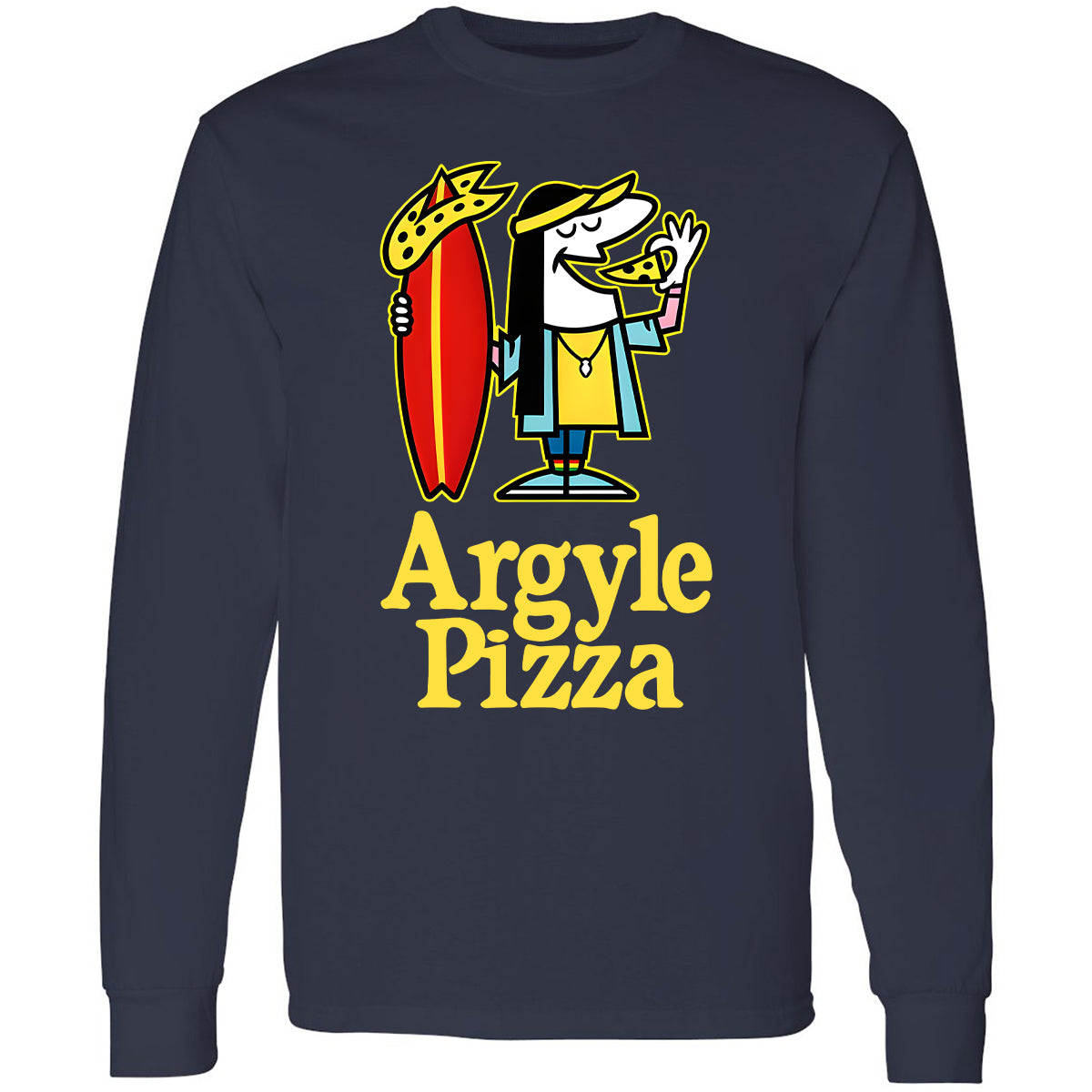 Long Sleeve T-Shirt - RFFP7KRF - Navy - 2