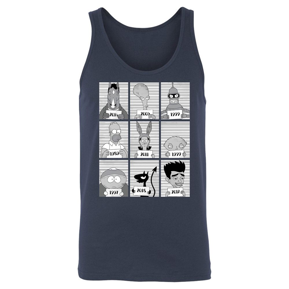 Unisex Jersey Tank - S9EK3C9M - Navy - 2