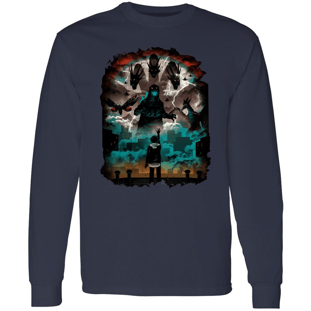 Long Sleeve T-Shirt - CG2QWG75 - Navy - 2
