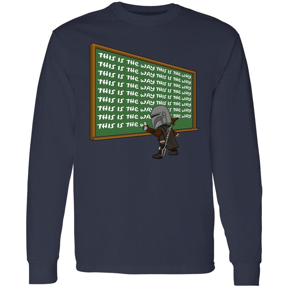 Long Sleeve T-Shirt - QMDVVQRF - Navy - 2