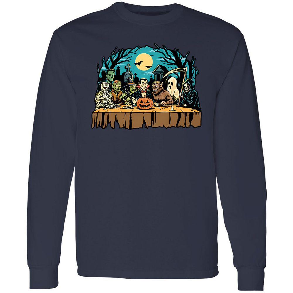 Long Sleeve T-Shirt - XD8KB45T - Navy - 2