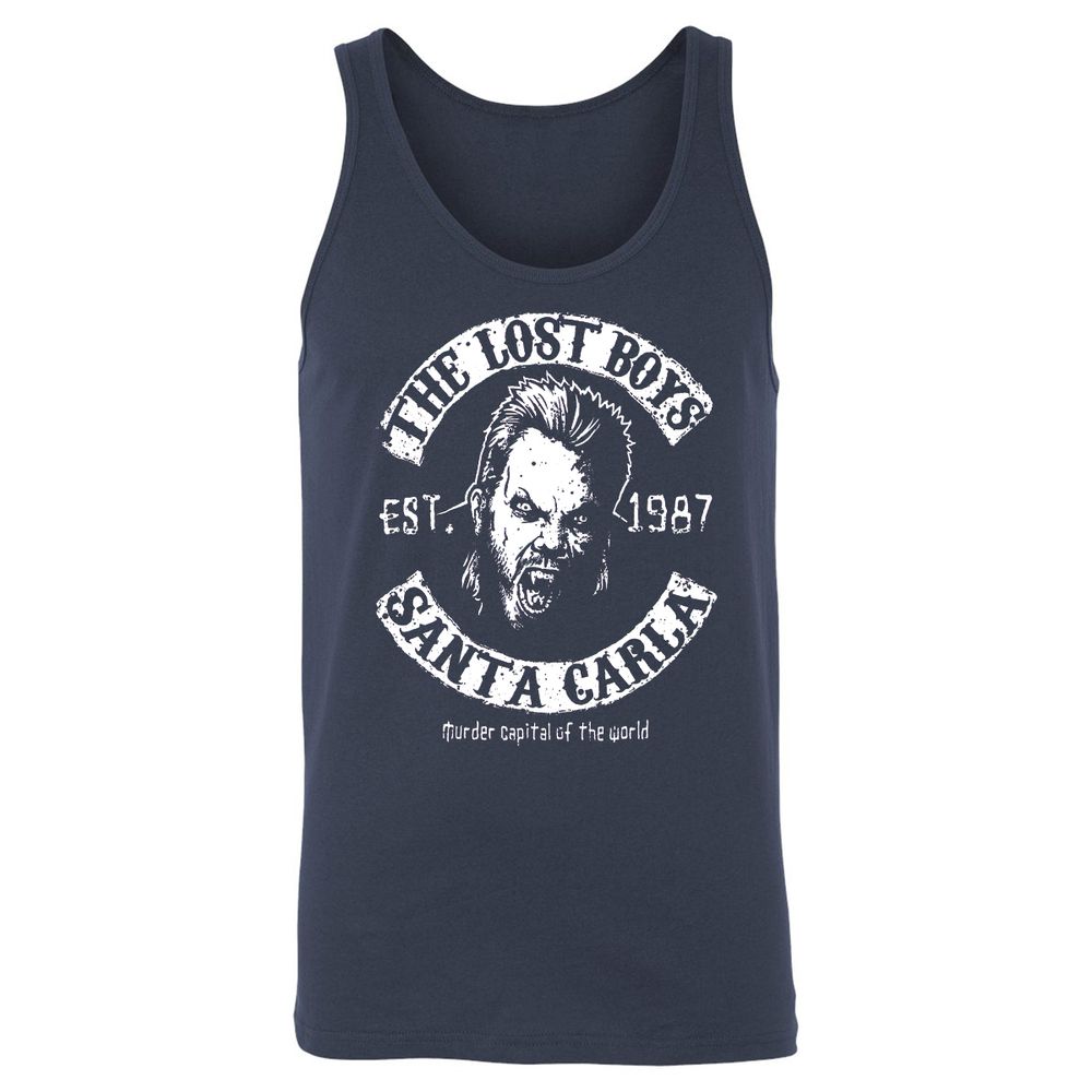 Unisex Jersey Tank - MYPSTUKY - Navy - 2
