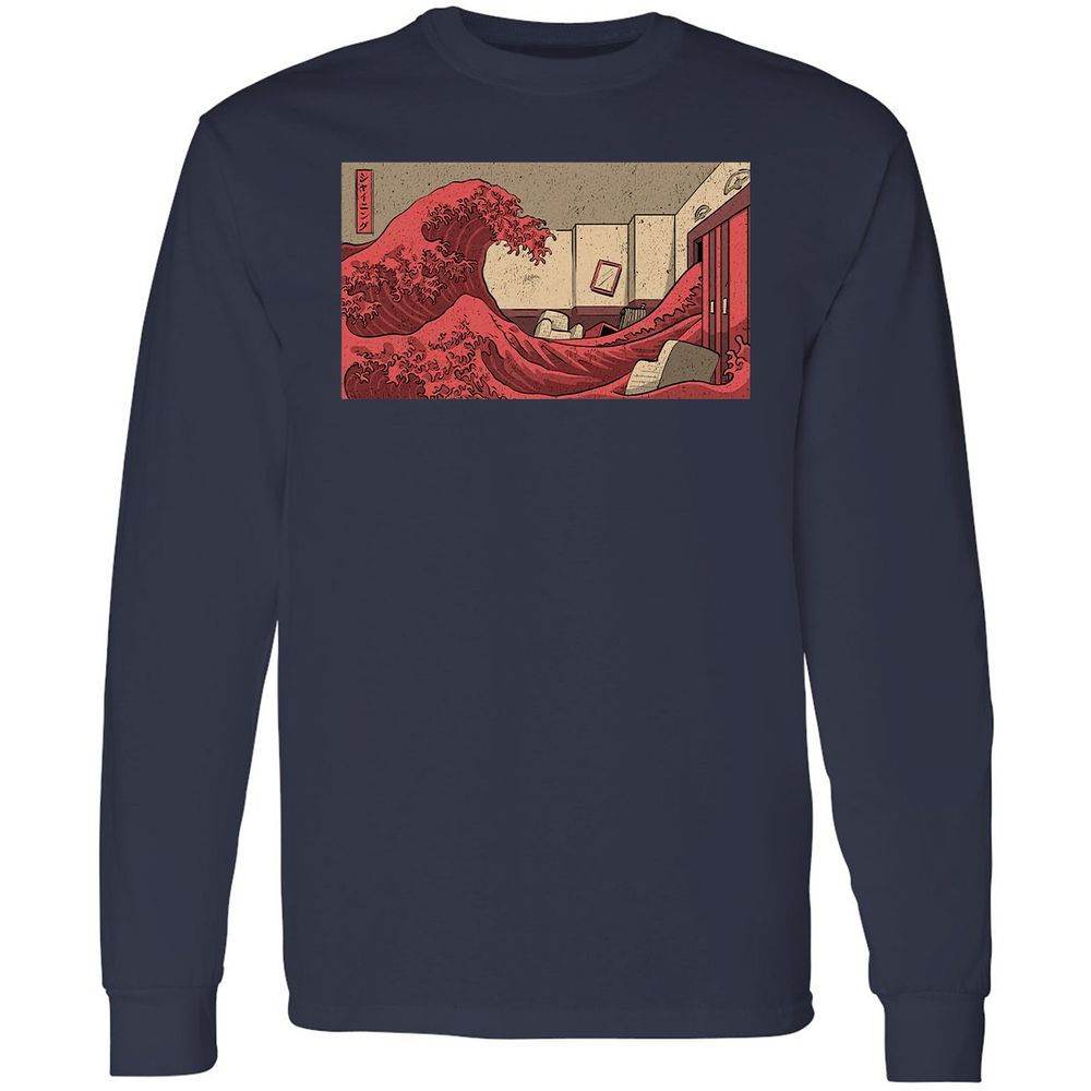 Long Sleeve T-Shirt - HZ7428UH - Navy - 2