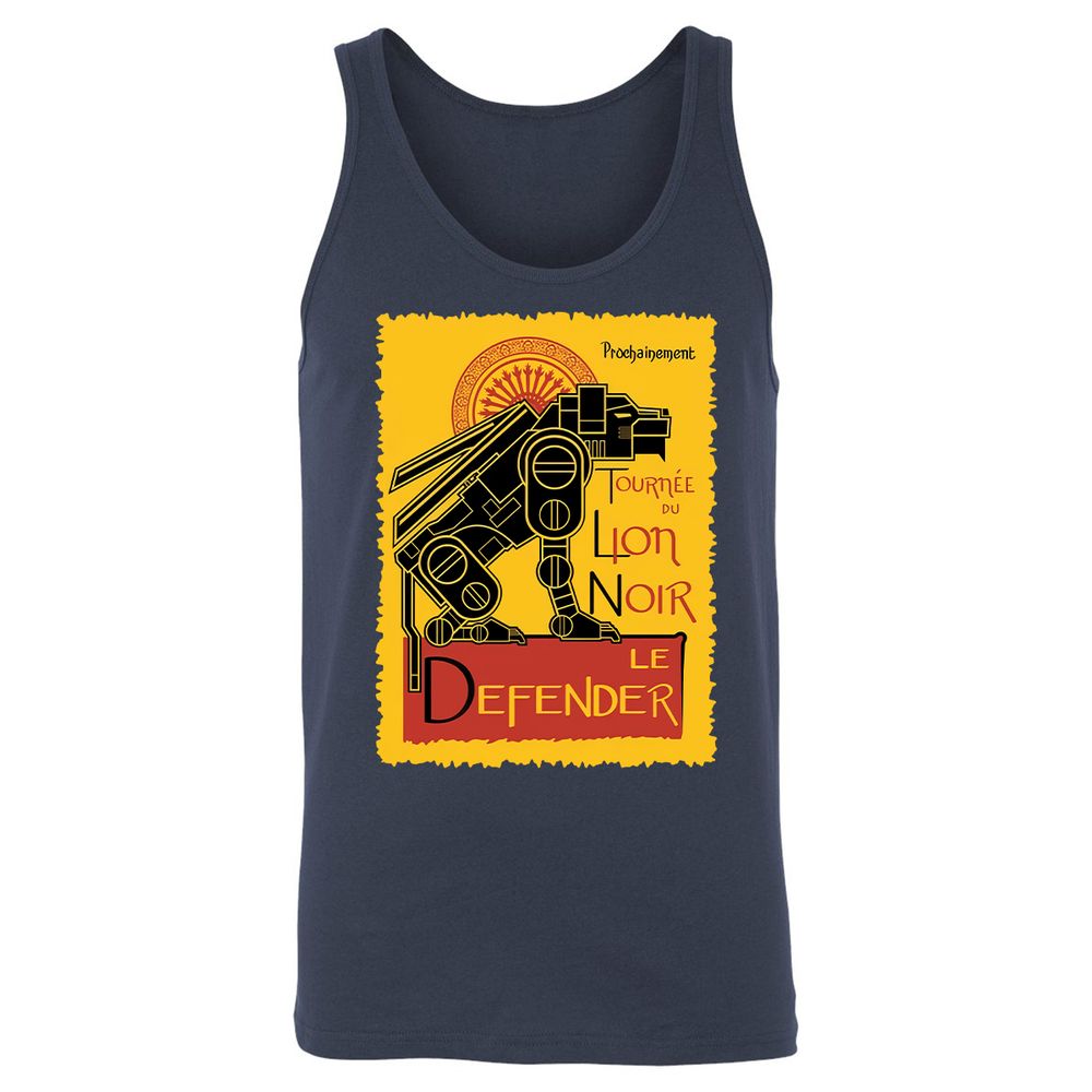 Unisex Jersey Tank - 87E6GNVH - Navy - 2