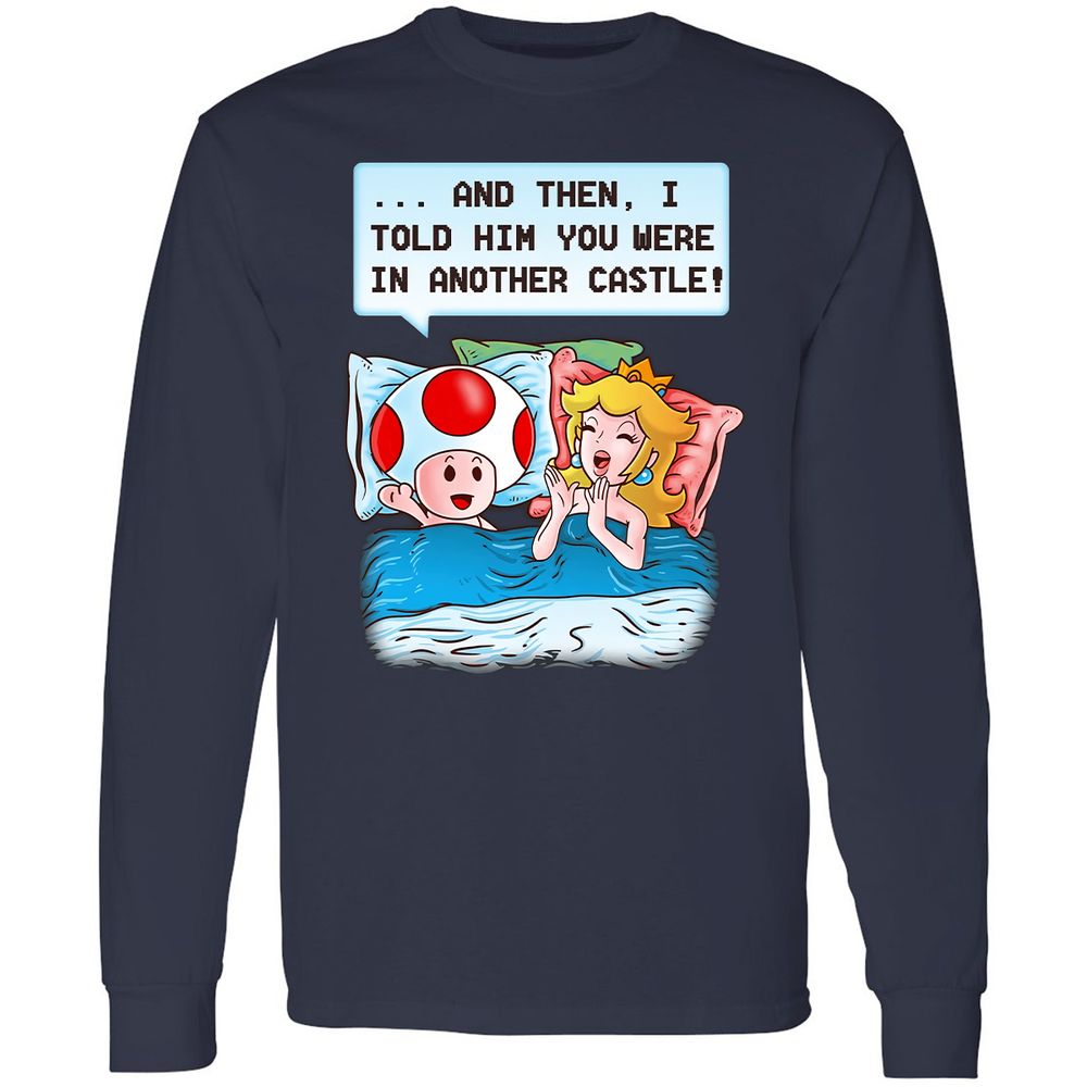 Long Sleeve T-Shirt - FLRZYS4H - Navy - 2