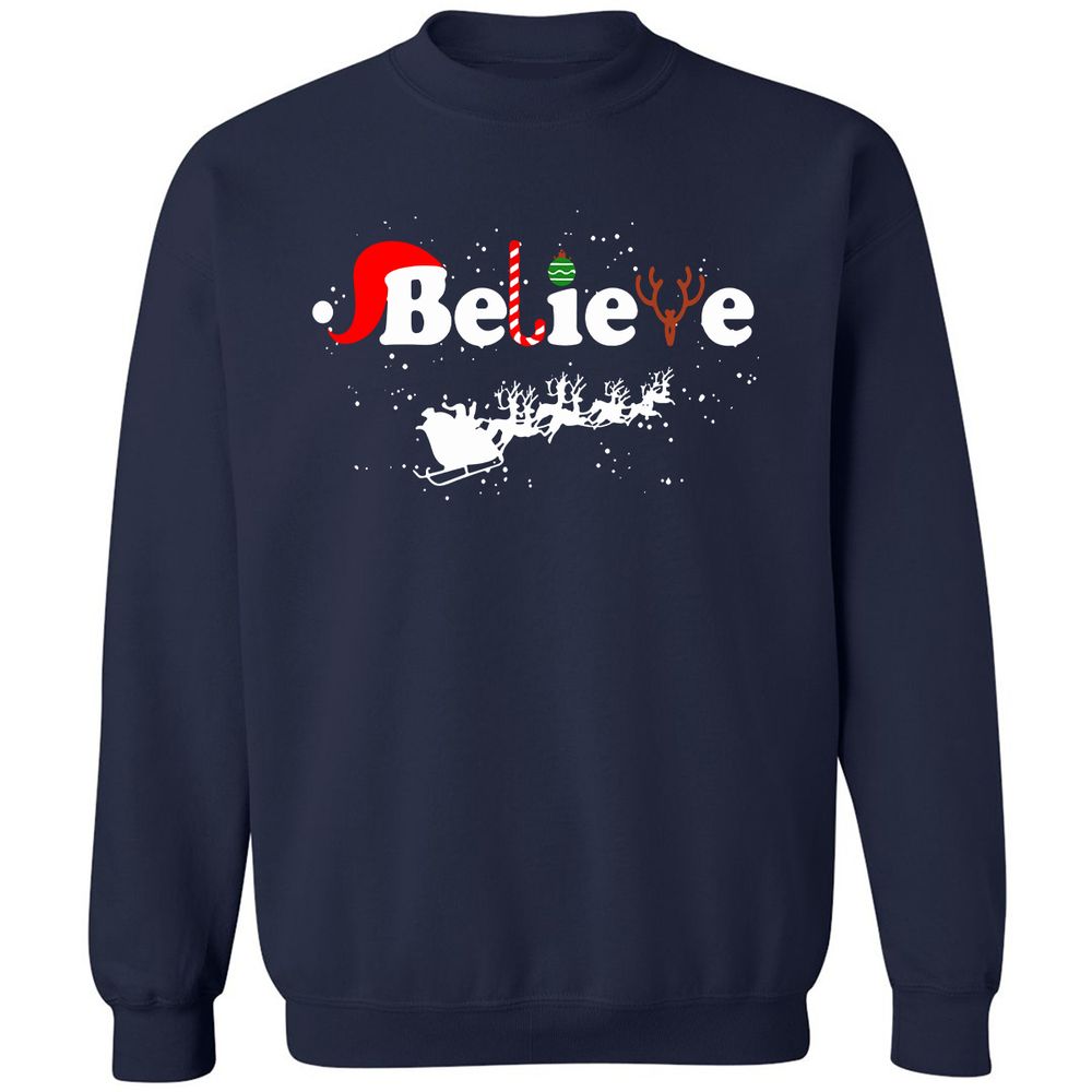 Classic Unisex Sweatshirt - KX5Q2LXY - Navy - 2