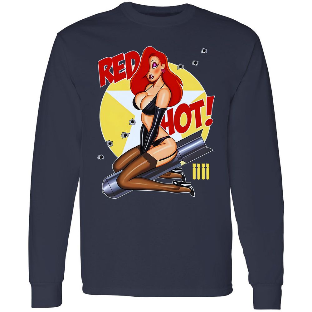 Long Sleeve T-Shirt - AH6XQ1EM - Navy - 2