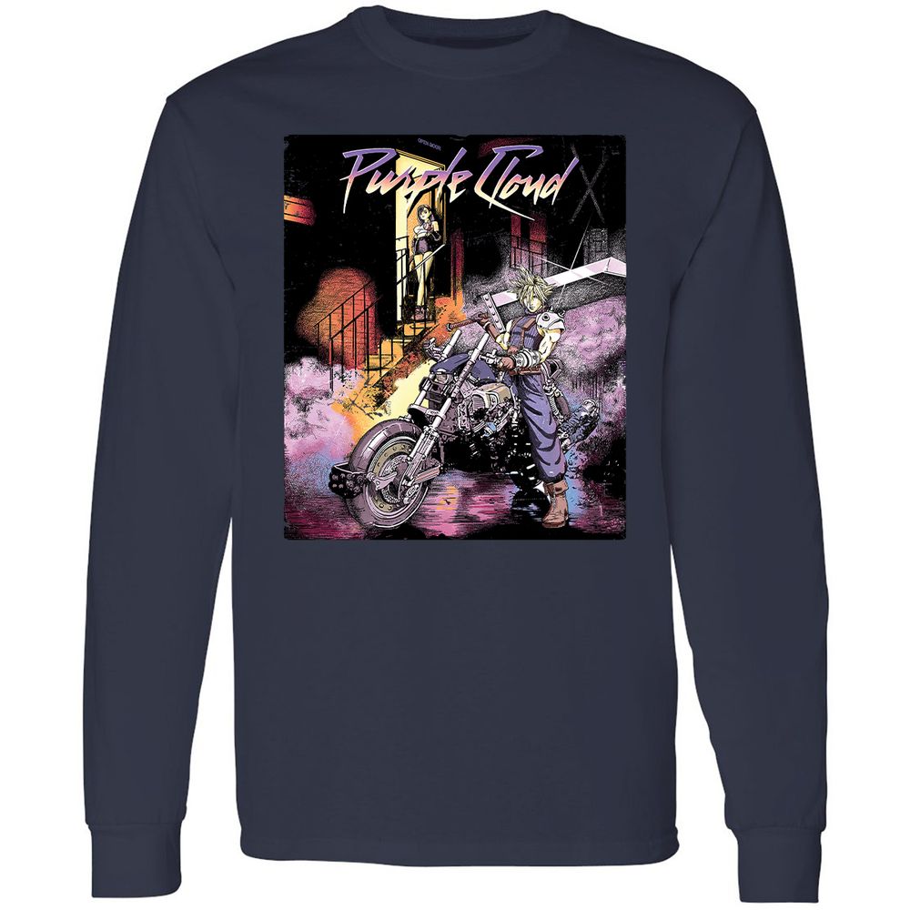 Long Sleeve T-Shirt - W54E9QBD - Navy - 2