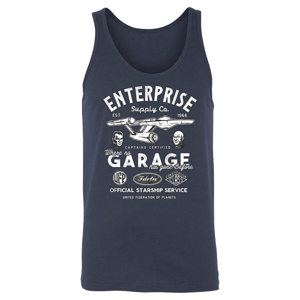 Unisex Jersey Tank - WZKTUMVA - Navy - 2