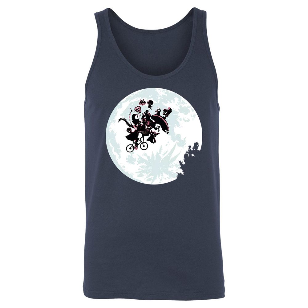 Unisex Jersey Tank - 14JTFN9Y - Navy - 2