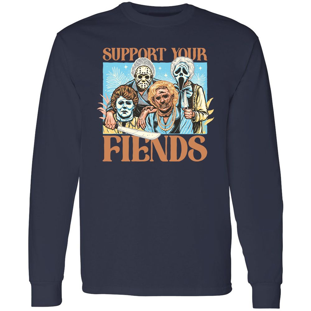 Long Sleeve T-Shirt - G8B8J5ZV - Navy - 2
