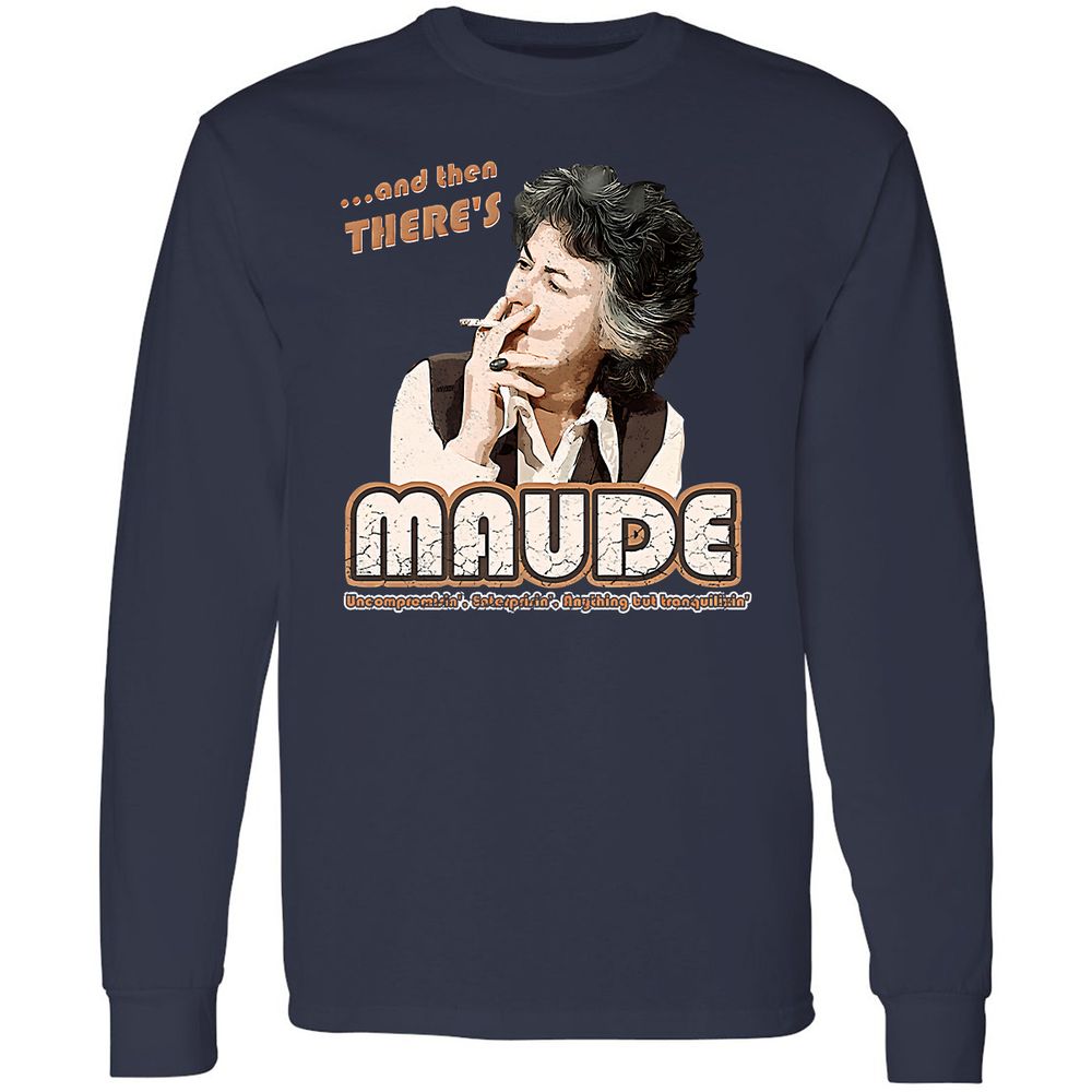 Long Sleeve T-Shirt - R1XTCKXJ - Navy - 2